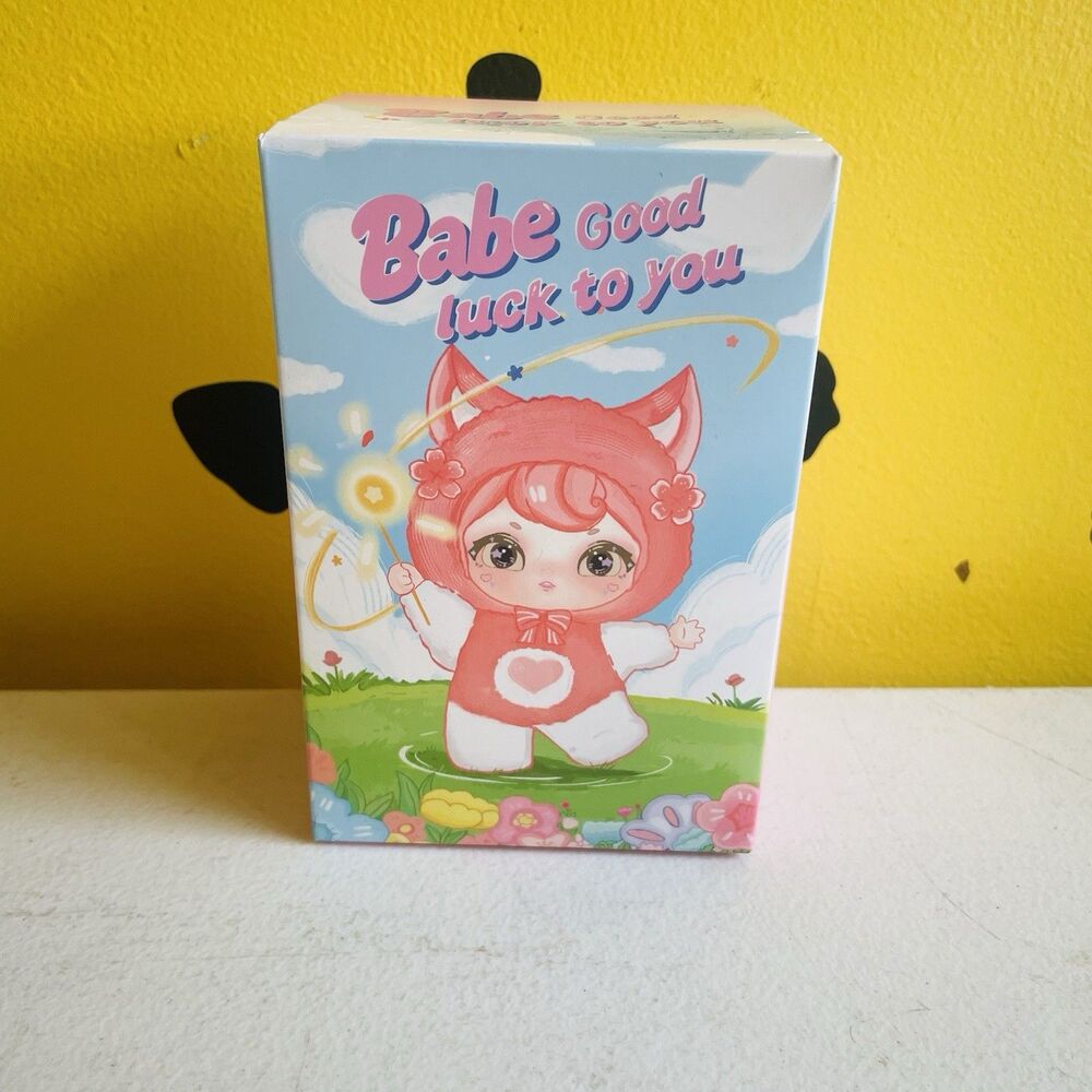 DiccoMon Babe Good Luck Plush Blind Box Kawaii Vinyl Face Keychain Bag Charm